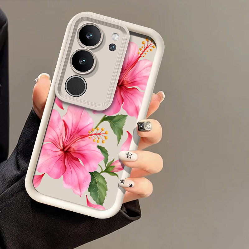 Vivo X200 - Bloemenpatroon telefoonhoesje voor Vivo X200 FE