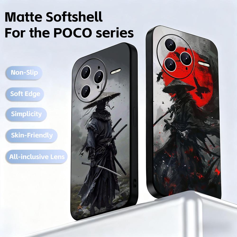 Xiaomi Poco X6 - Bushido Samurai geest coole Japanse telefoonhoesje