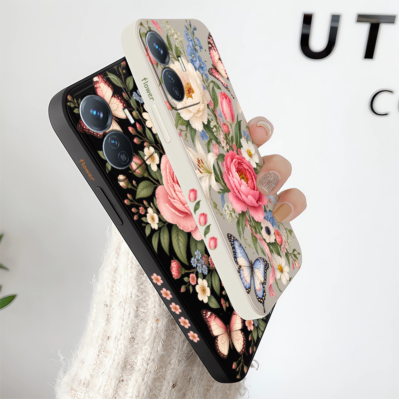Bloemen Vlinders Hoesje voor V - Vivo Y28 recensie en prijs