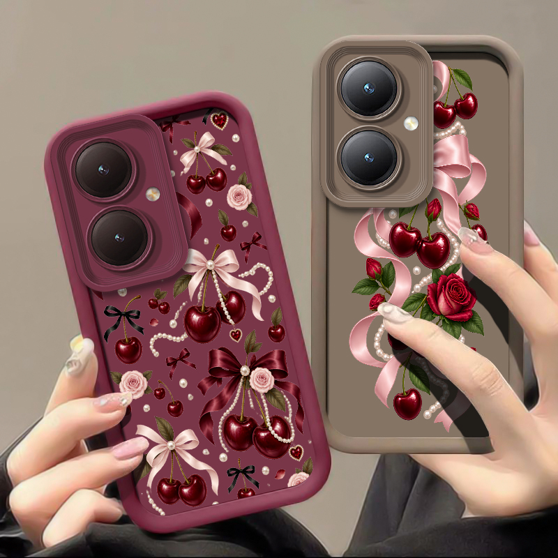 Cartoon kersen strik patroon t - Vivo Y28 recensie en prijs