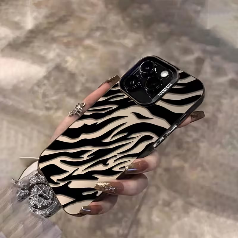 Zebra-patroon Zwarte Geavancee - Apple Iphone 16 recensie en prijs