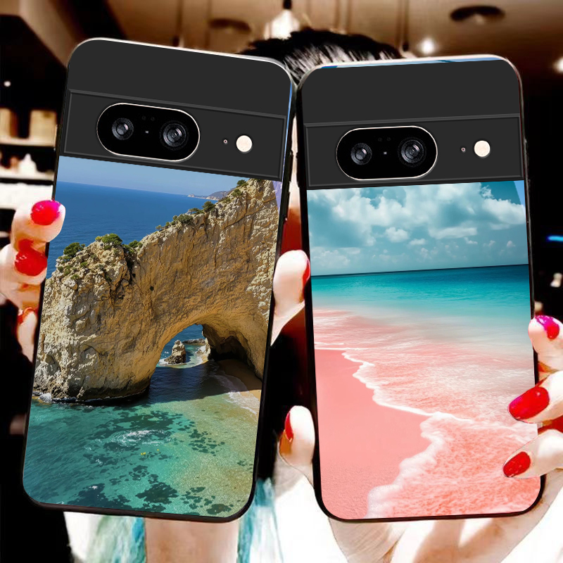 Kustlandschap bij zonsondergan - Google Pixel 9 recensie en prijs
