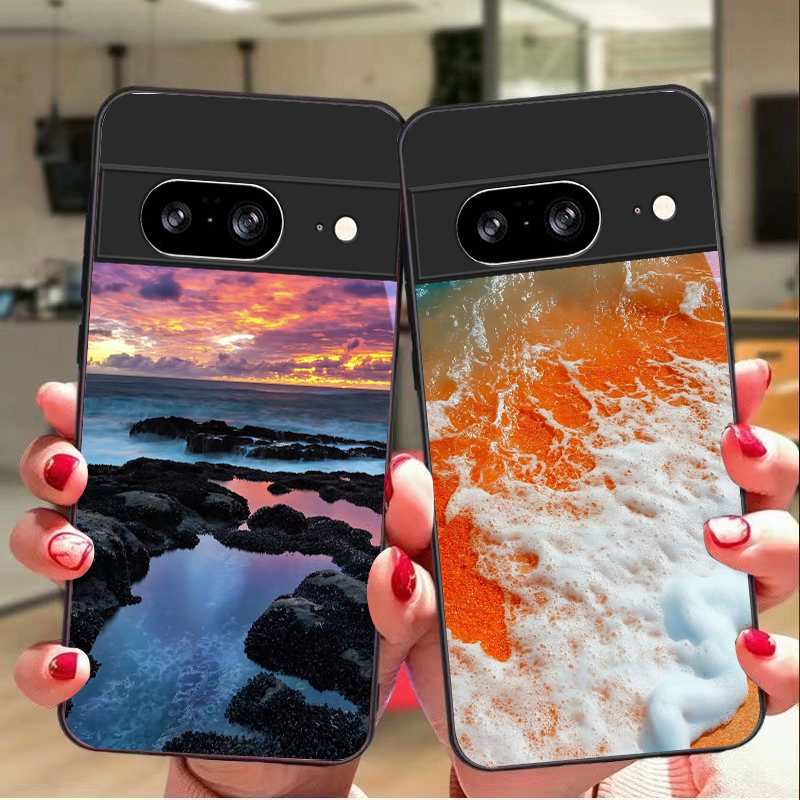 Kustlandschap bij zonsondergan - Google Pixel 9 recensie en prijs