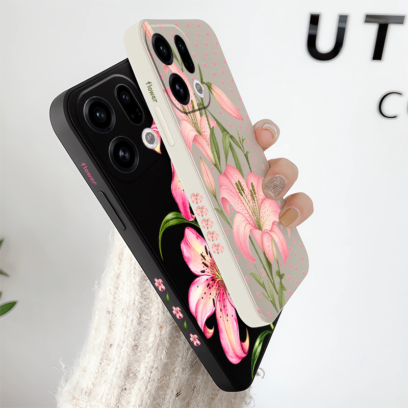 Luxe roze telefoonhoesje met b - Oppo Reno 12 recensie en prijs
